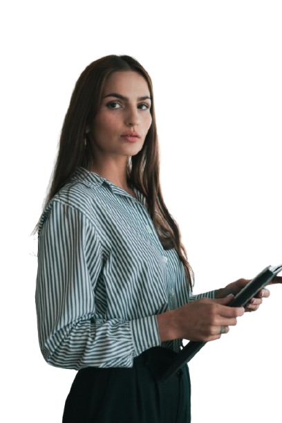 Empresária confiante